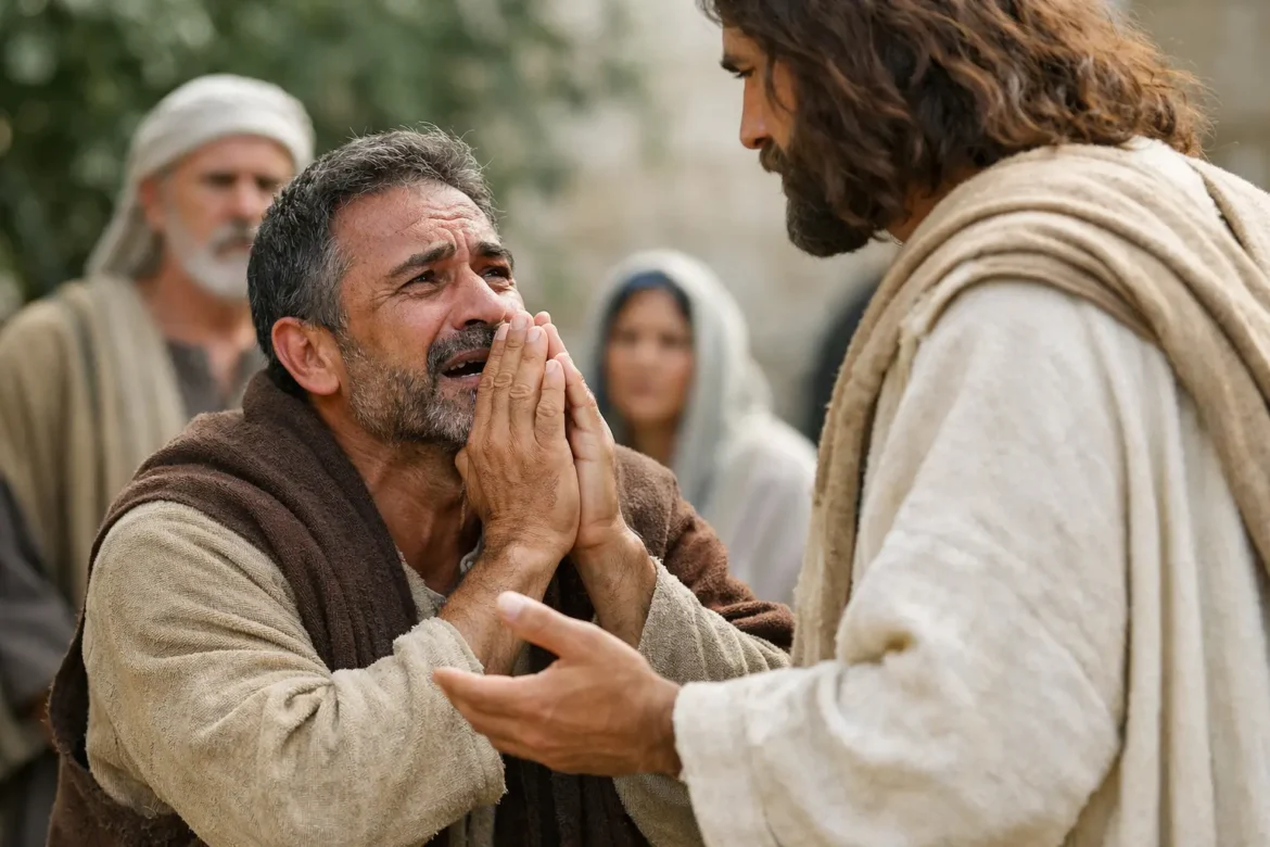 Jairo diante de Jesus